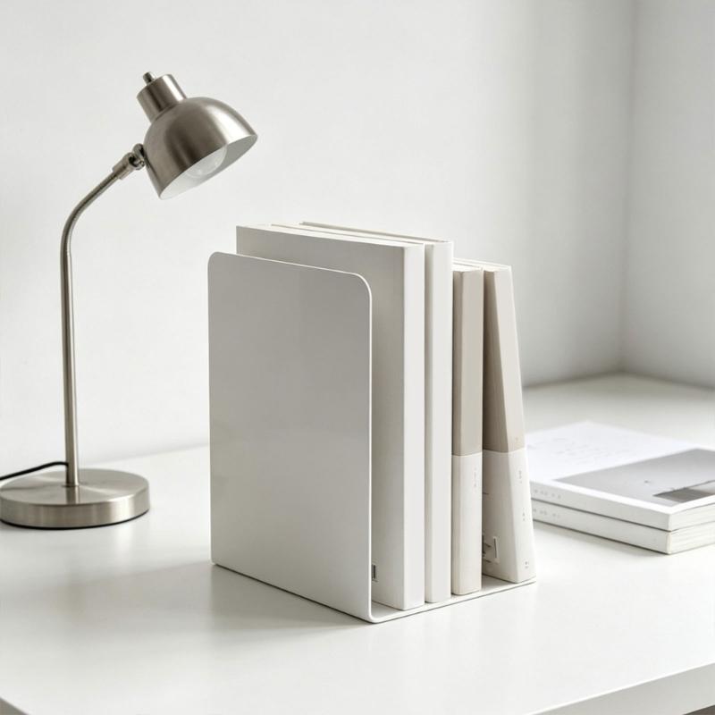 Desk Setup Books - Y1UB Metal Book Holders Stand for