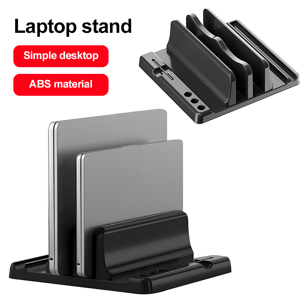 Desk Setup Macbook - Universal 1/2 Slots Desk Laptop Holder