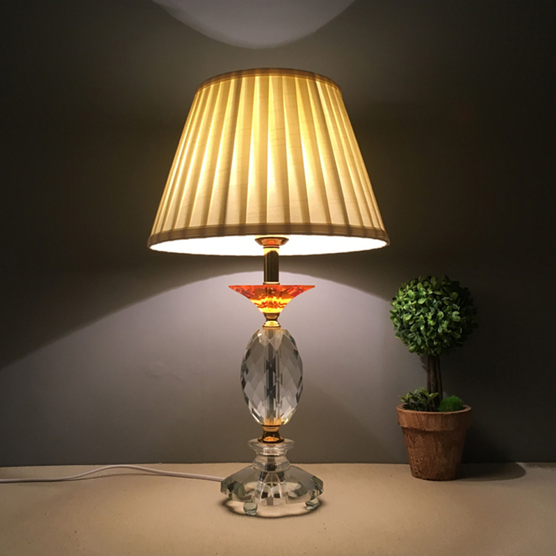 Desk Setup Wallpaper - Quality Pleated Fabric Lampshade With Metal
