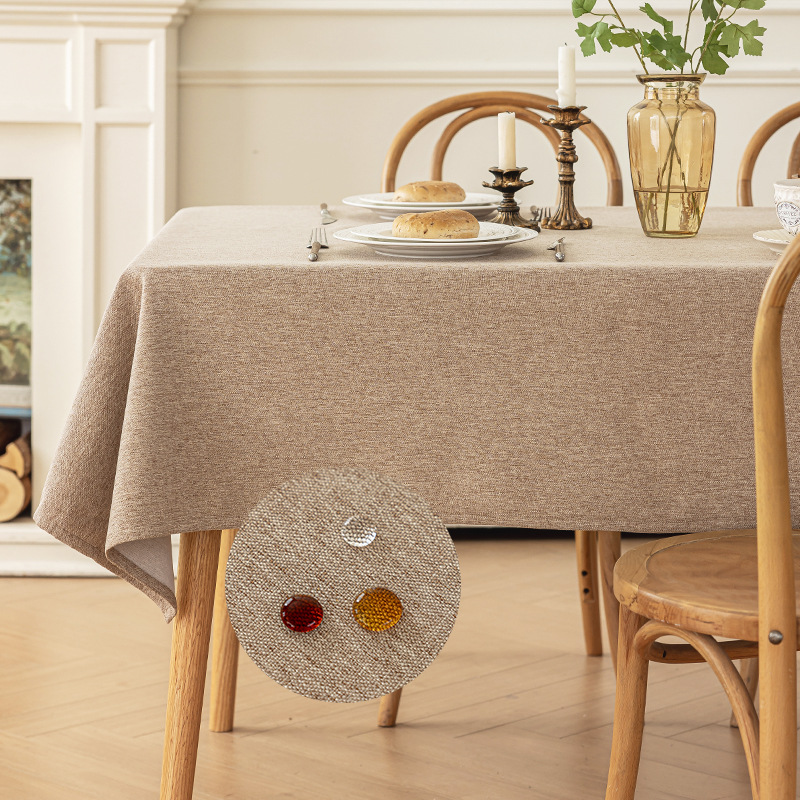Three-Proof Cotton Linen Table - Desk Setup Wallpaper recension och pris