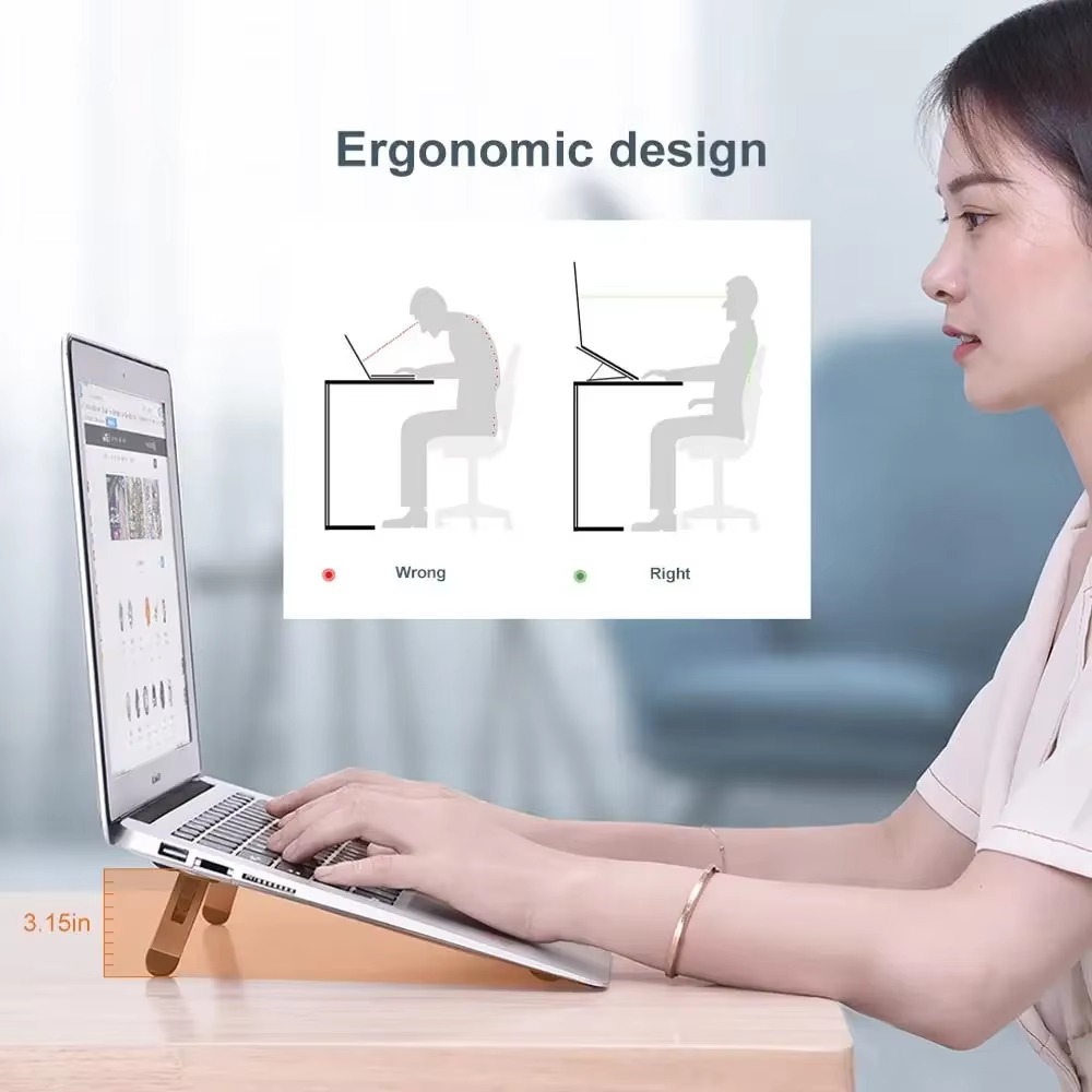 Eary Portable Laptop Stand for - Desk Setup Macbook recension och pris