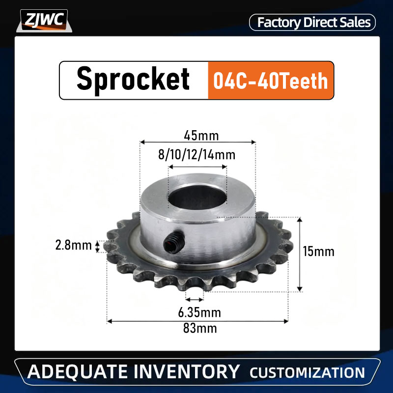 04C 40T Sprocket Inner Hole 8/ - Desk Setup Gear recension och pris
