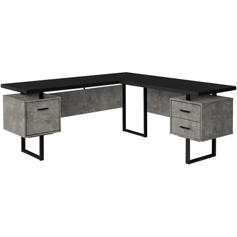 L-Shaped 70 Computer Desk with - Desk Setup Office recension och pris