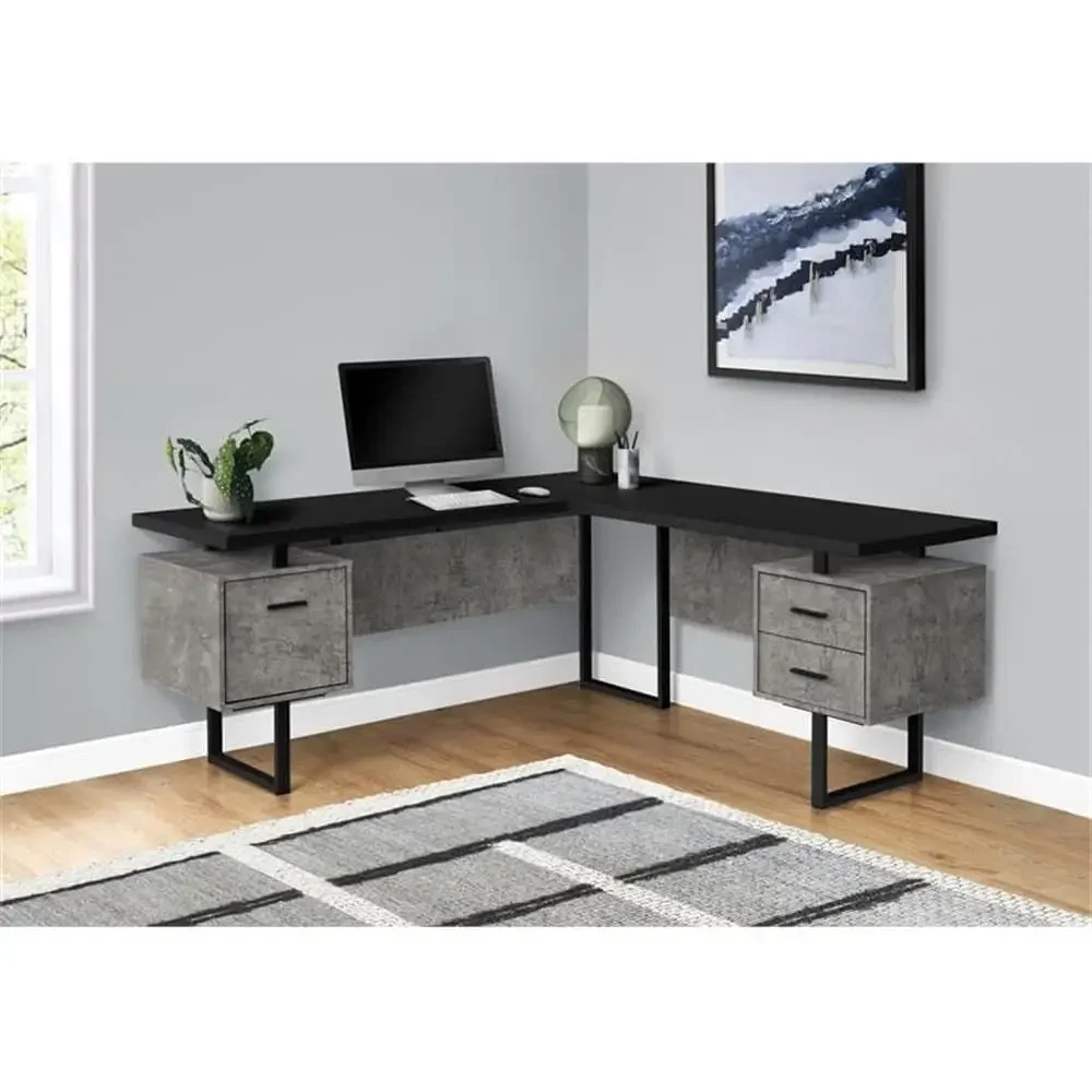 L-Shaped 70 Computer Desk with - Desk Setup Office recension och pris