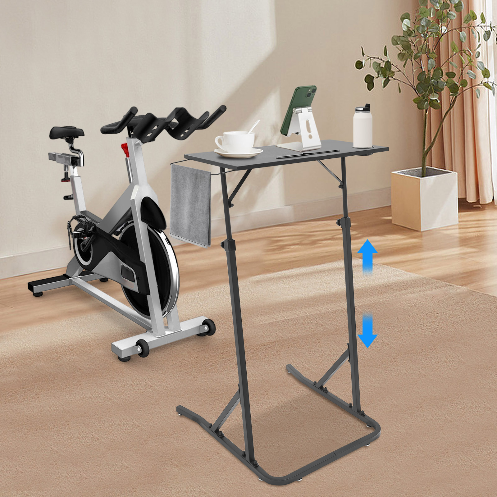 Adjustable Bike Trainer Desk,  - Desk Setup Office recension och pris