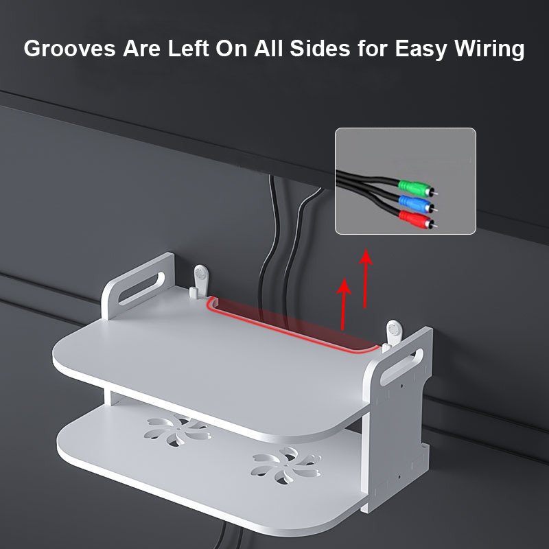 Wall-Mounted Router Cable Orga - Desk Setup Desk recension och pris