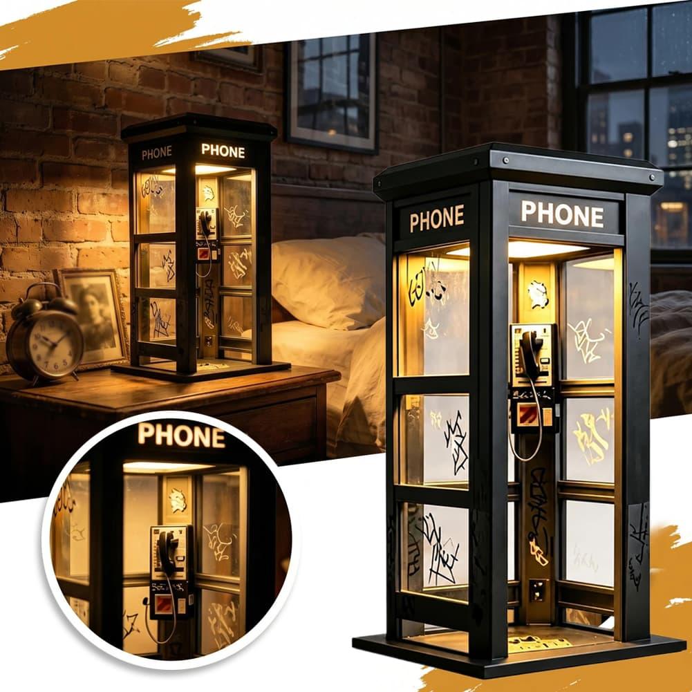 Retro Graffiti Phone Booth Tab - Desk Setup Desk recension och pris