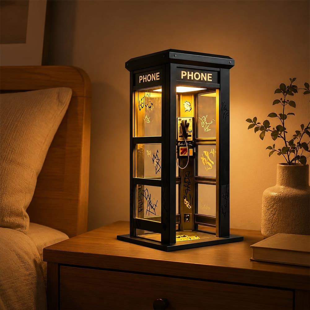 Retro Graffiti Phone Booth Tab - Desk Setup Desk recension och pris