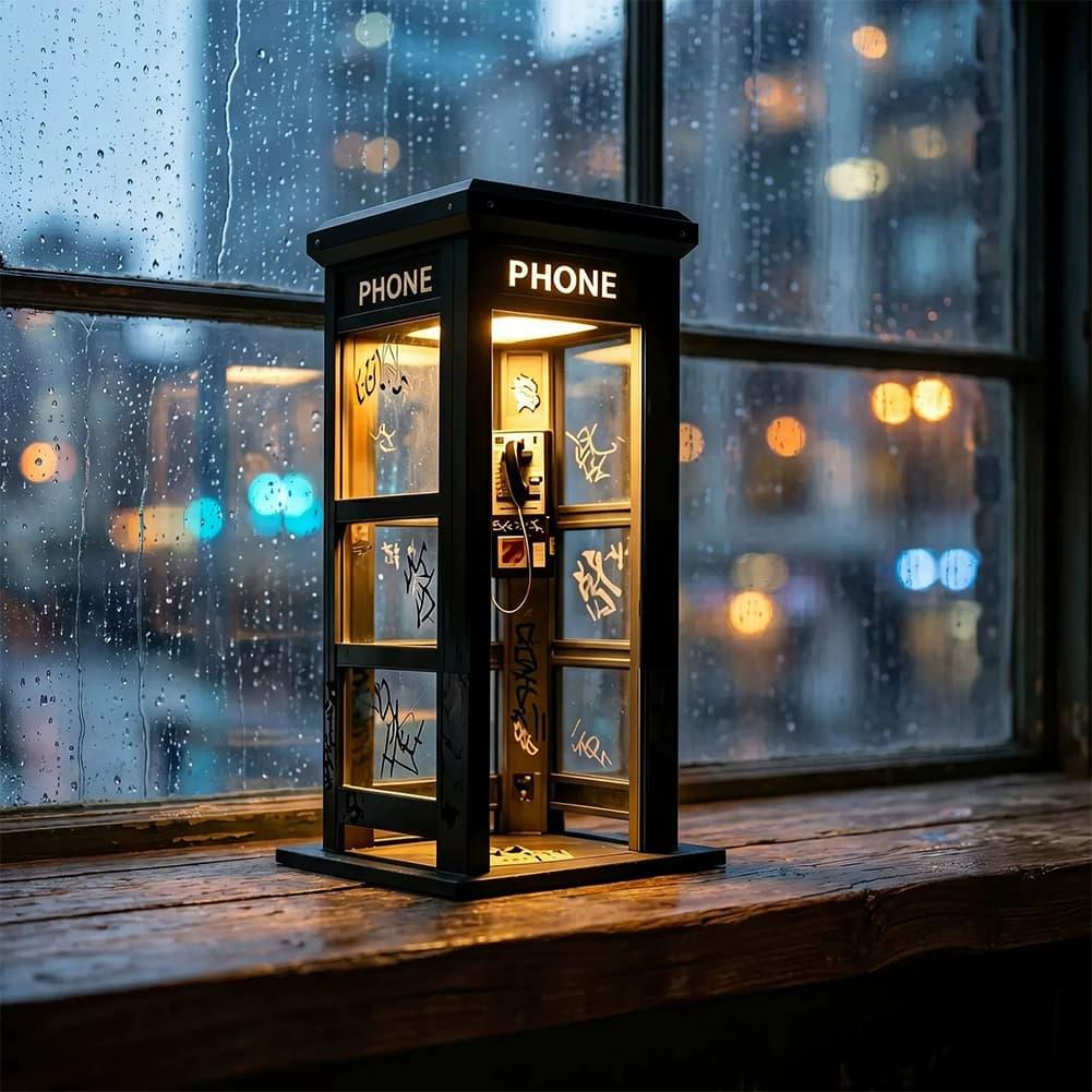 Retro Graffiti Phone Booth Tab - Desk Setup Desk recension och pris