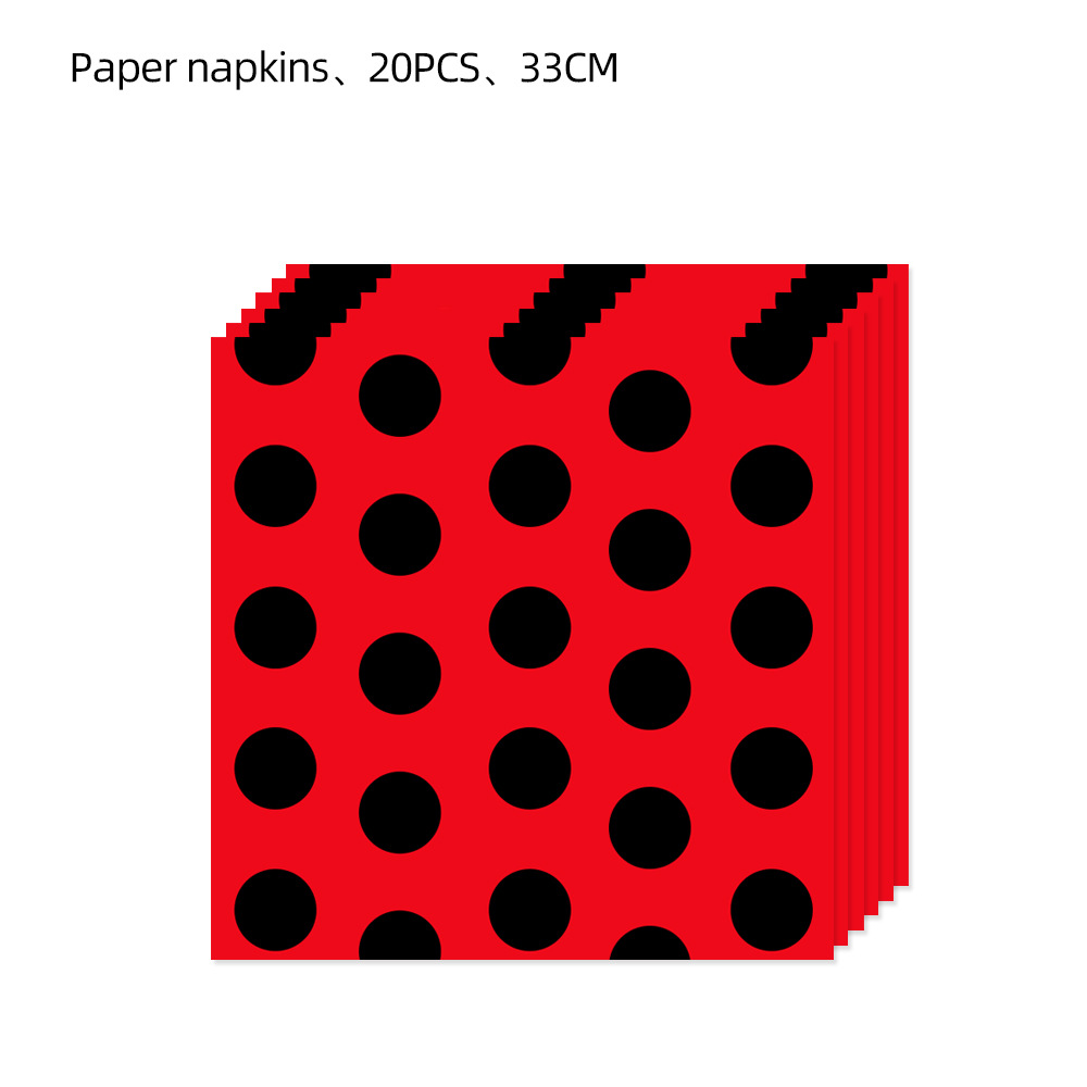Red Black Polka Dot Theme Birt - Desk Setup Girl recension och pris