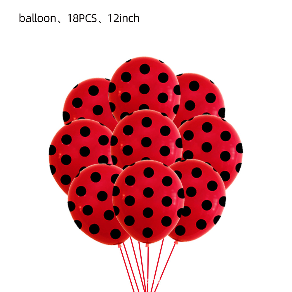Red Black Polka Dot Theme Birt - Desk Setup Girl recension och pris