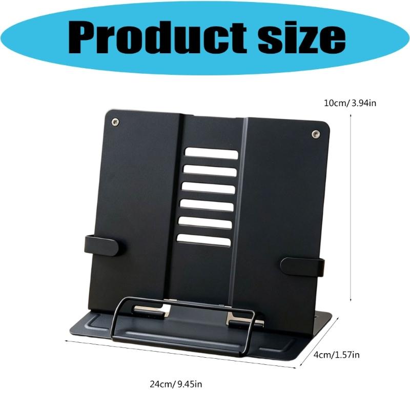 Y1UB Metal Book Holders Stand  - Desk Setup Books recension och pris