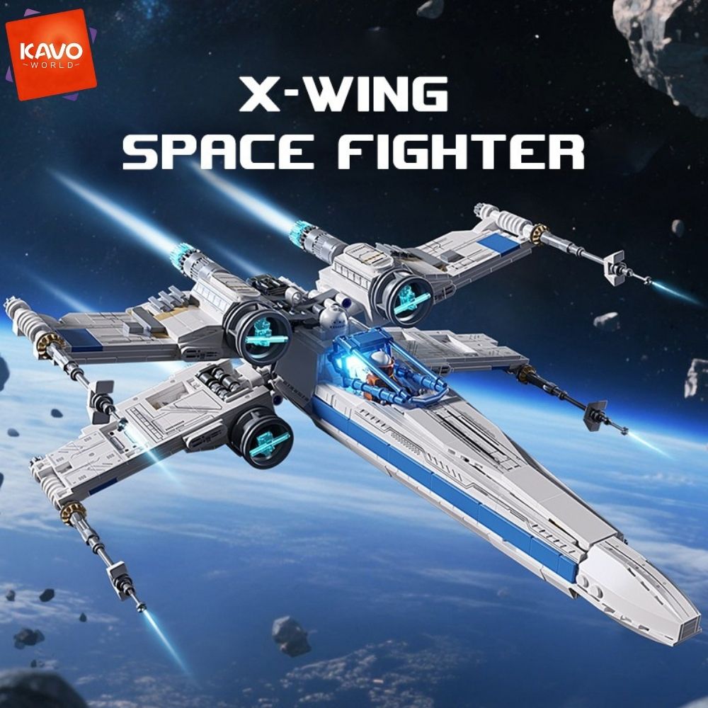 KAVOWORLD 1271pcs Sci-Fi Space - Desk Setup Build recension och pris