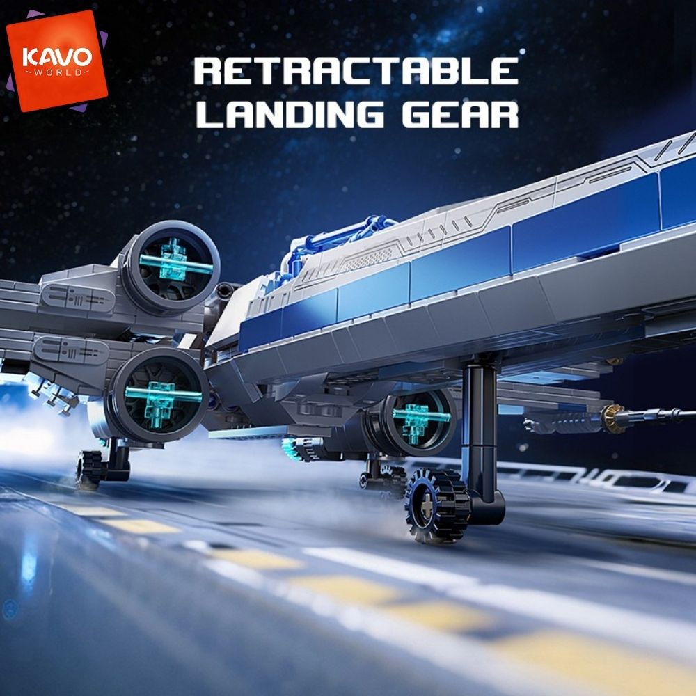 KAVOWORLD 1271pcs Sci-Fi Space - Desk Setup Build recension och pris