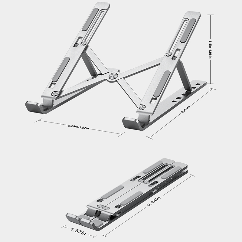 Metal Portable Foldable Laptop - Desk Setup Macbook recension och pris