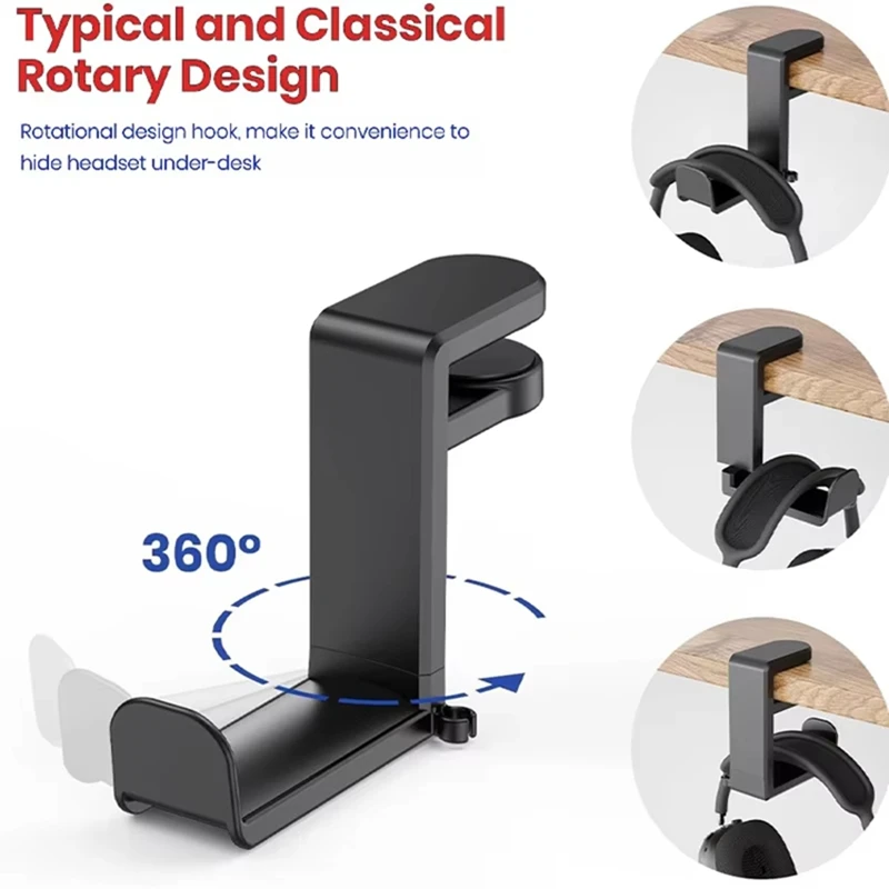 No Punch Table Clip Hook Headp - Desk Setup Desk recension och pris