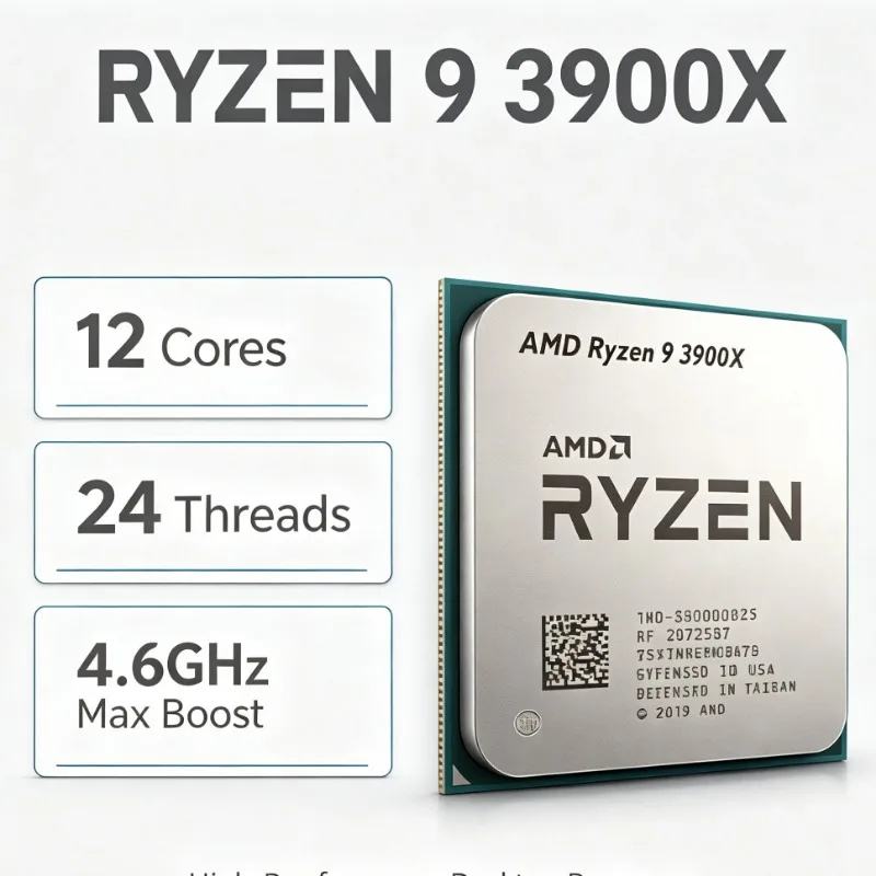 AMD Ryzen 9 3900X 12 Core 24 T - Amd Cpu Ryzen 9 recension och pris