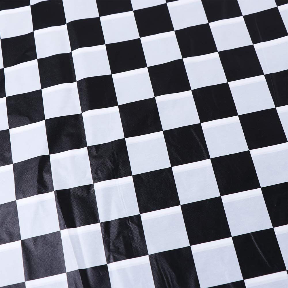 Black and White Checkered Disp - Desk Setup Wallpaper recension och pris