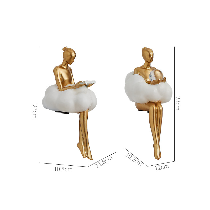 Ballet Girl Cloud Abstract Art - Desk Setup Girl recension och pris