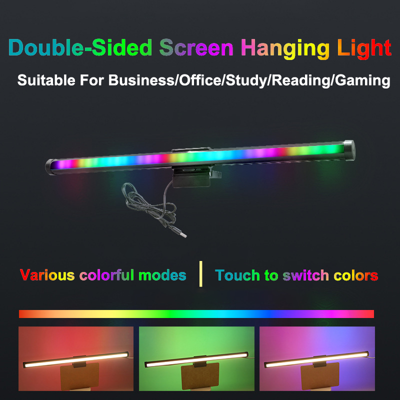 LED Monitor Hanging Desk Light - Desk Setup On Bed recension och pris