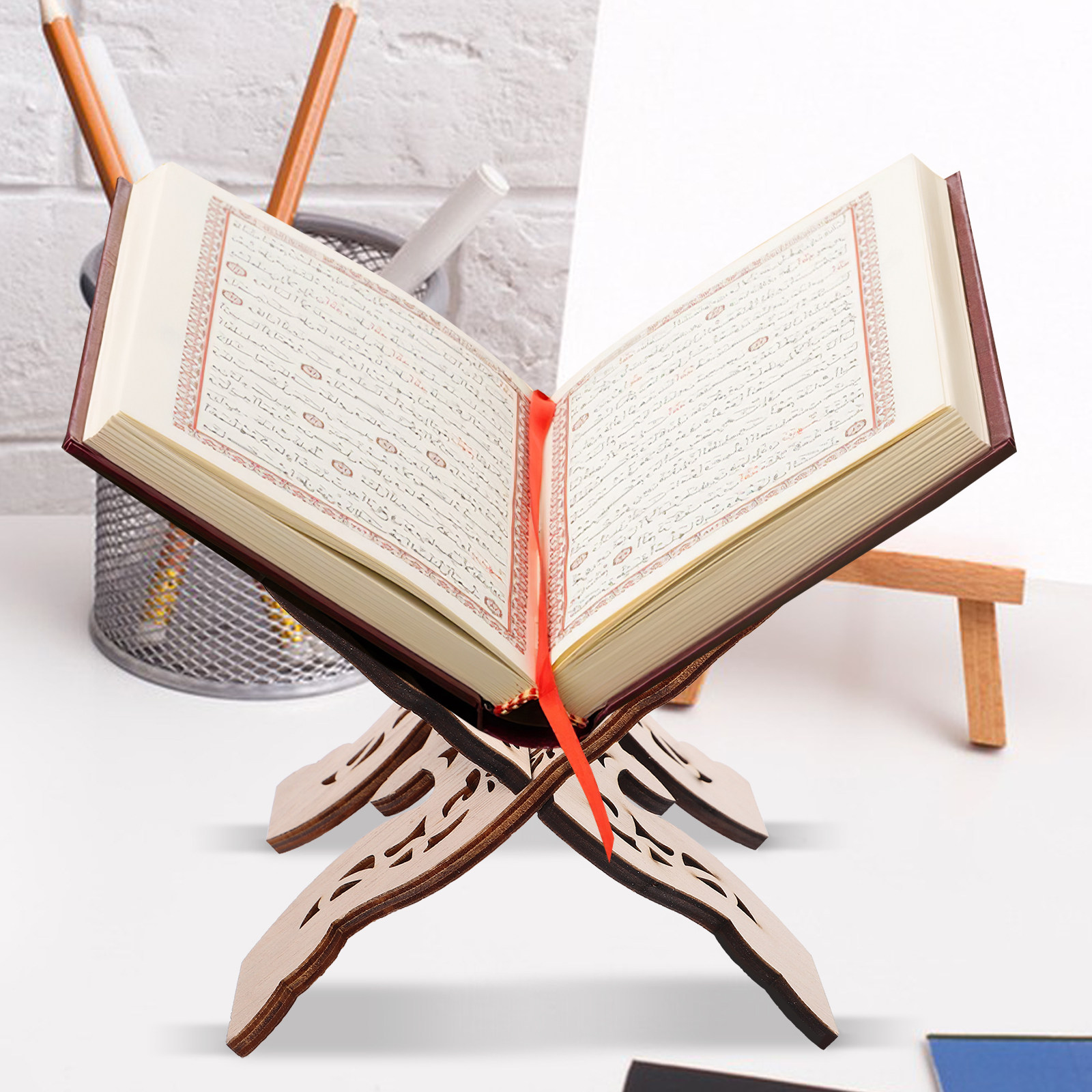 Wooden Desktop Reading Stand B - Desk Setup Equipment recension och pris