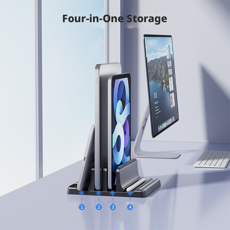 Universal 3/2 Slots Desk Lapto - Desk Setup Macbook recension och pris