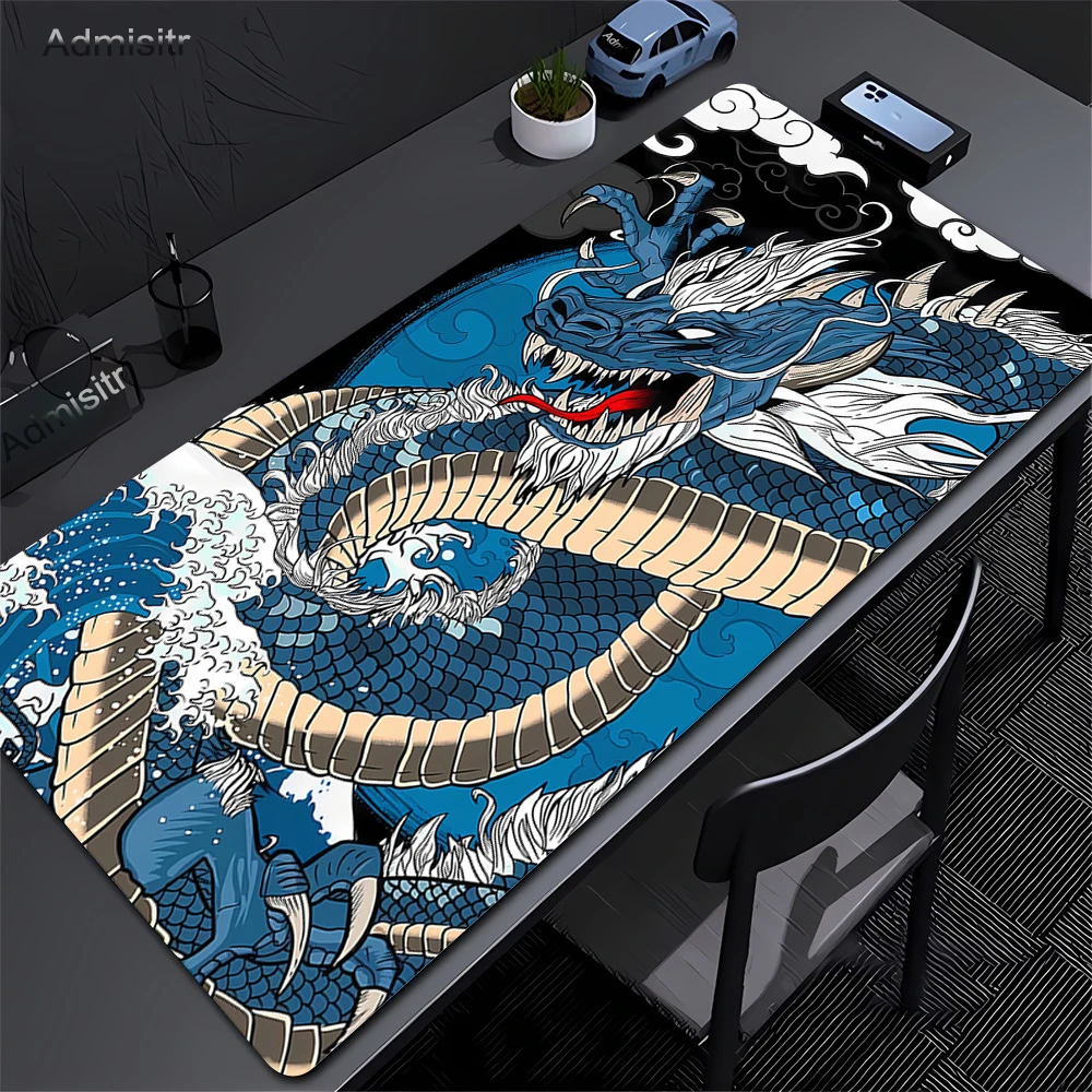 XXL Black and White Dragon Ani - Zelda Desk Setup recension och pris