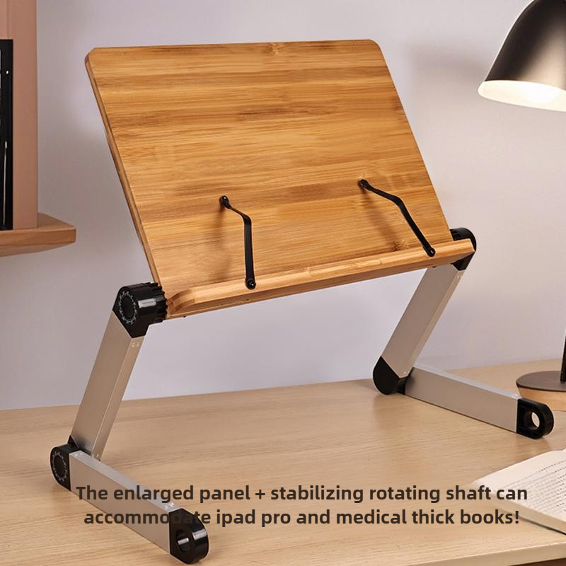 Adjustable Bamboo Bed Desk Fol - Desk Setup Books recension och pris