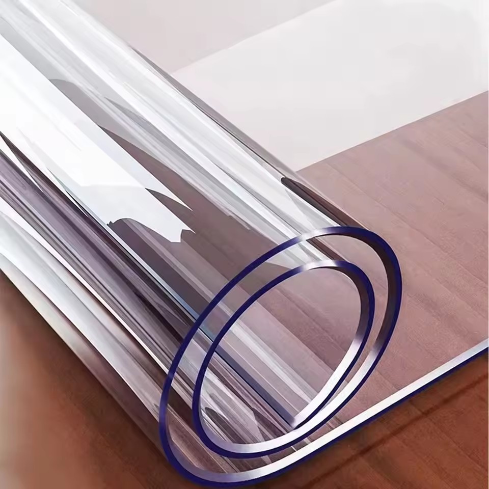 Soft Glass Tablecloth Transpar - Desk Setup Wallpaper recension och pris
