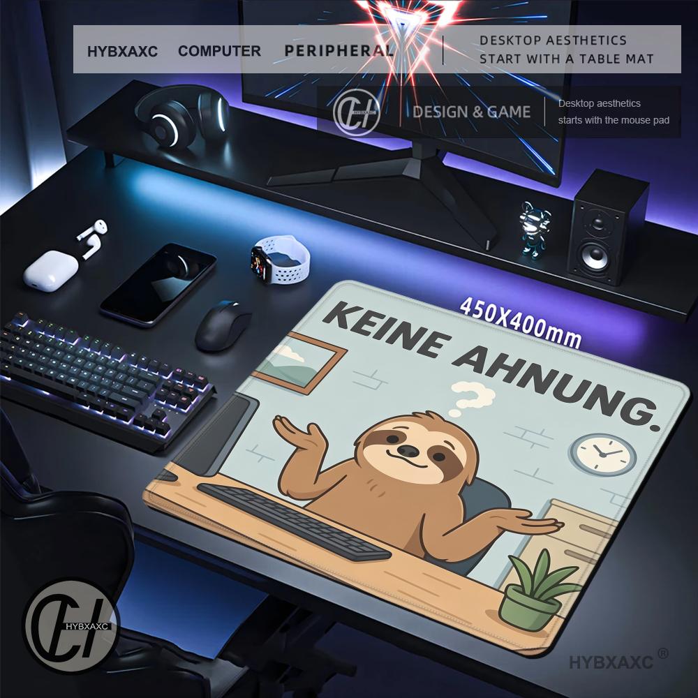 HYBXAXC Funny Sloth Keine Ahnu - Work Desk Home Setup recension och pris