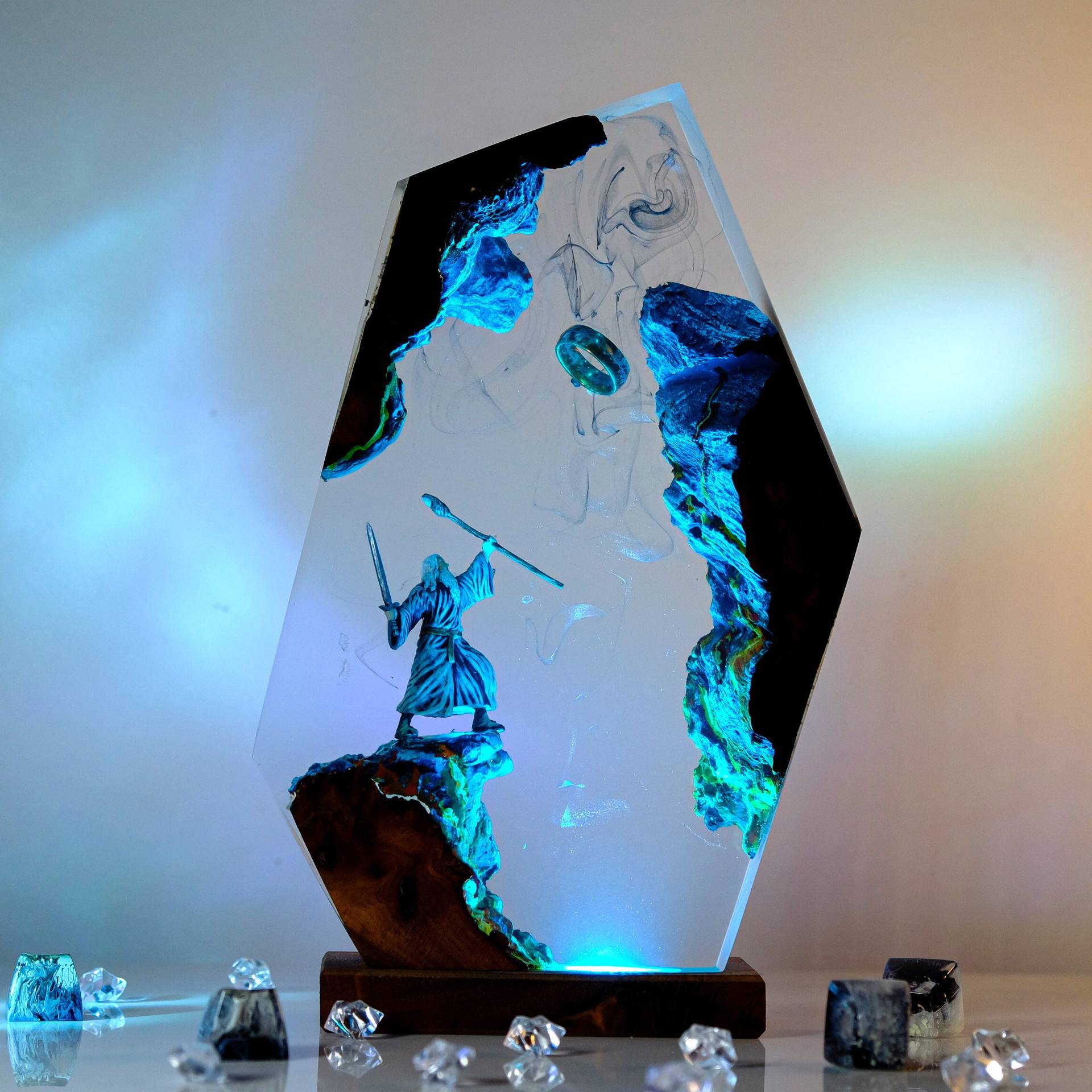 Movie Scence Figure Table Resi - Desk Setup Desk recension och pris