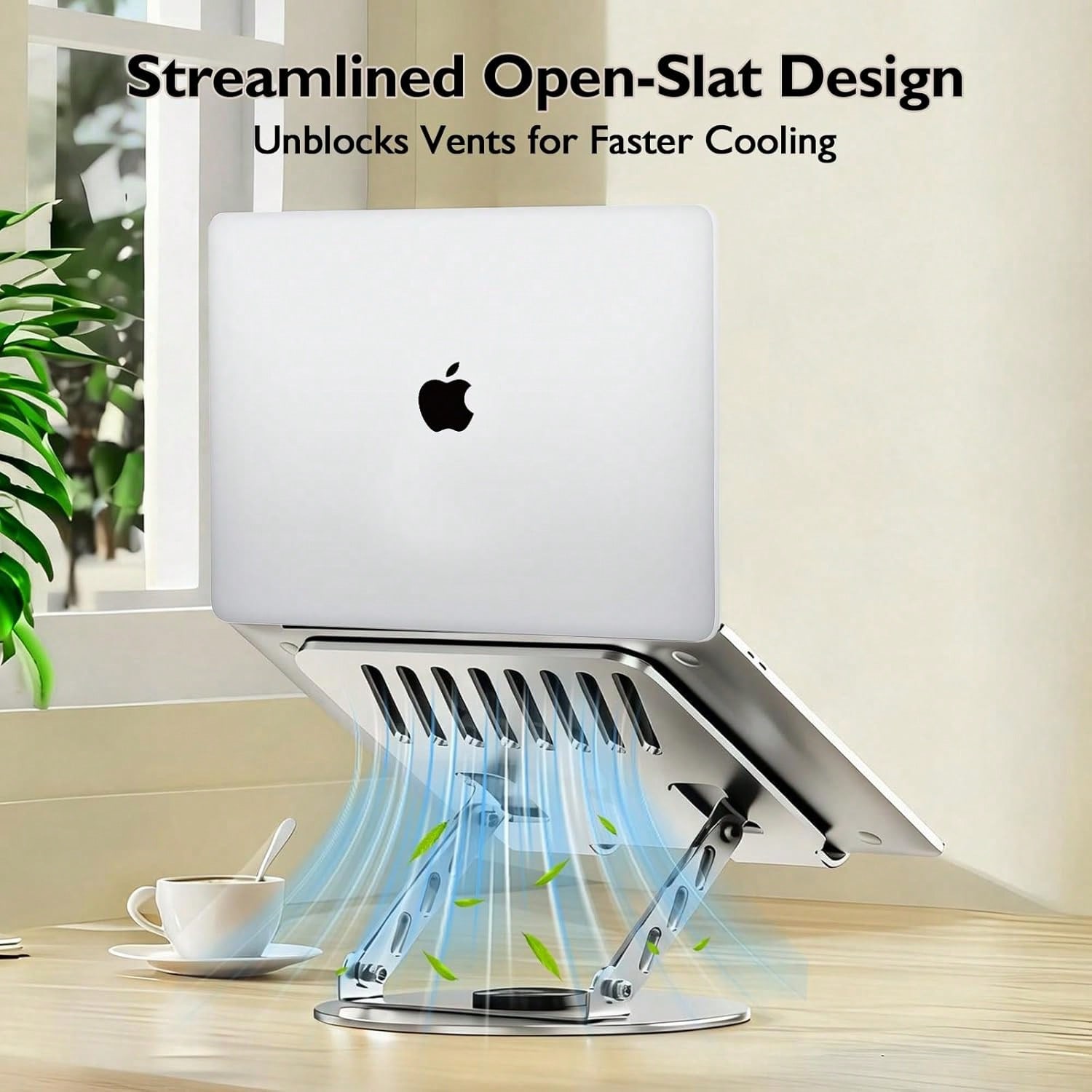 360° Rotating Laptop Stand for - Desk Setup Macbook recension och pris