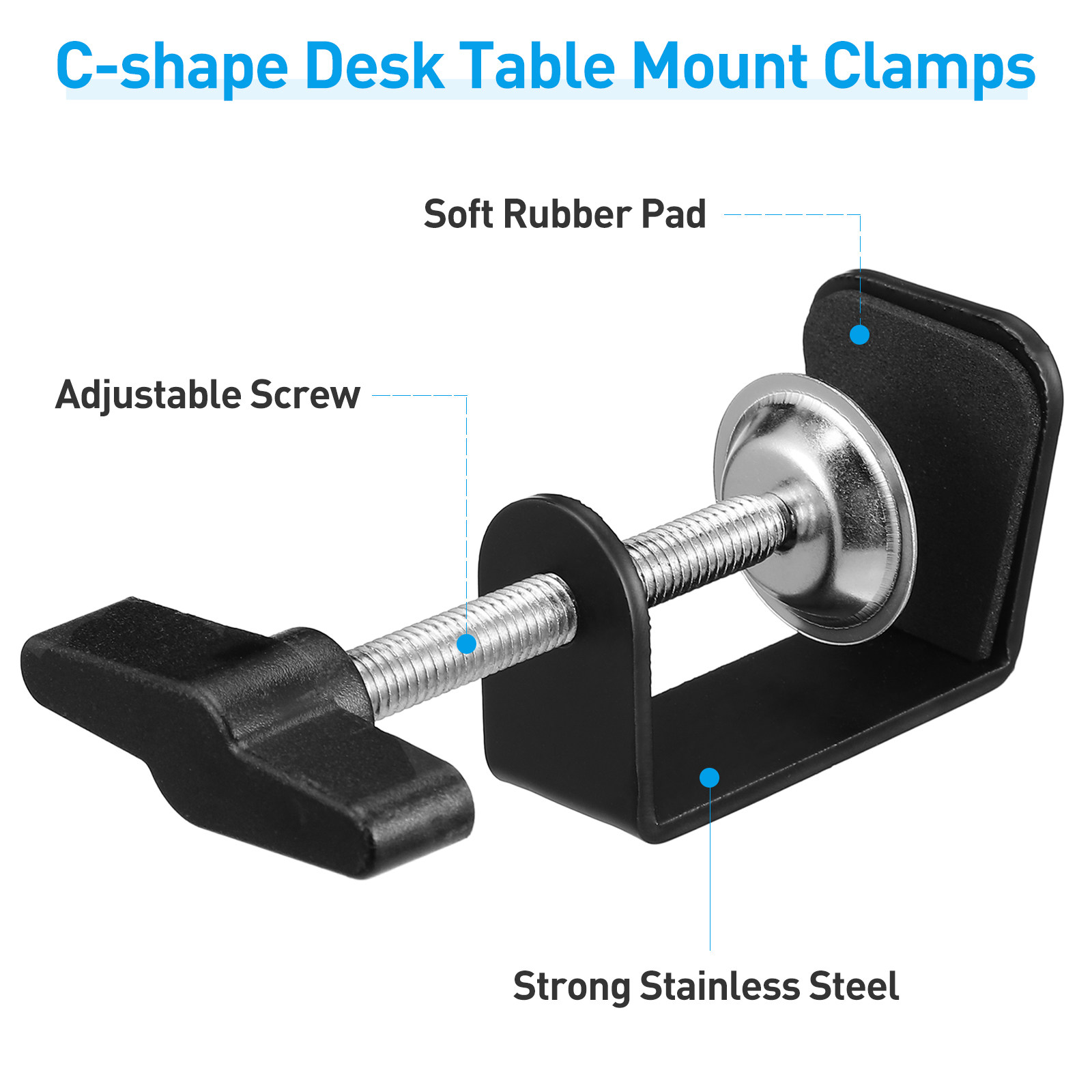 Sturdy Table Cantilever C-Clam - Desk Setup Build recension och pris