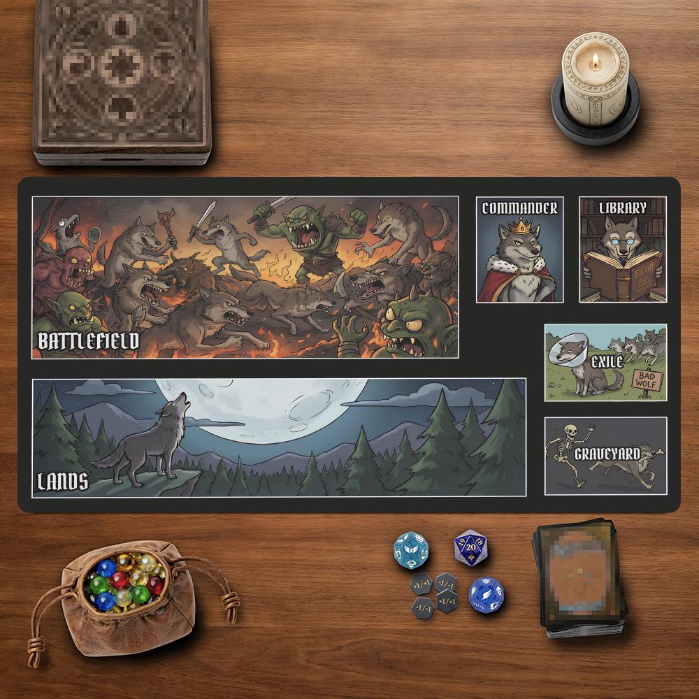Werewolf Tribe MTG&TCG Tableto - Zelda Desk Setup recension och pris