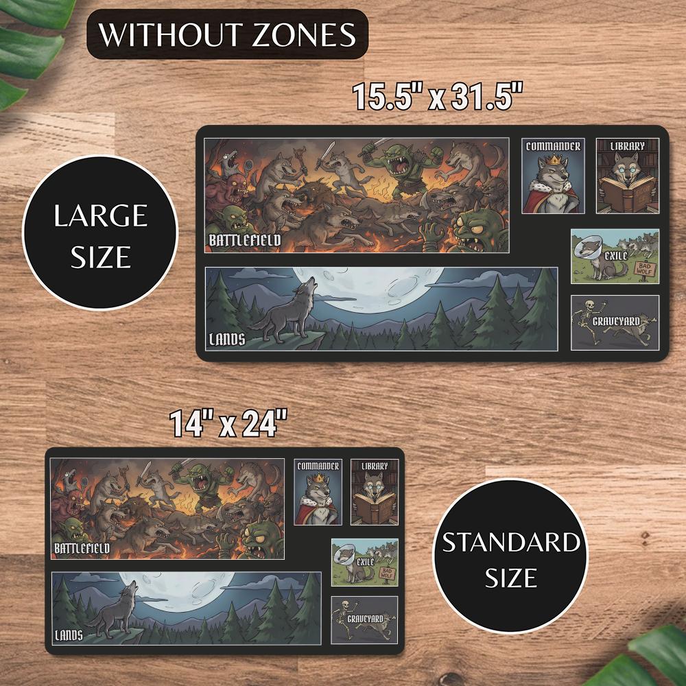 Werewolf Tribe MTG&TCG Tableto - Zelda Desk Setup recension och pris
