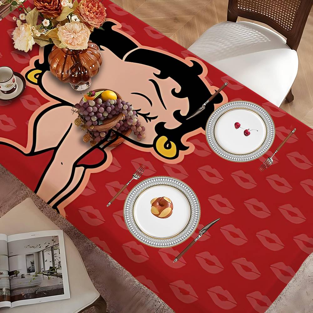 B-Bettys B-Boops Table Cloth R - Desk Setup Wallpaper recension och pris
