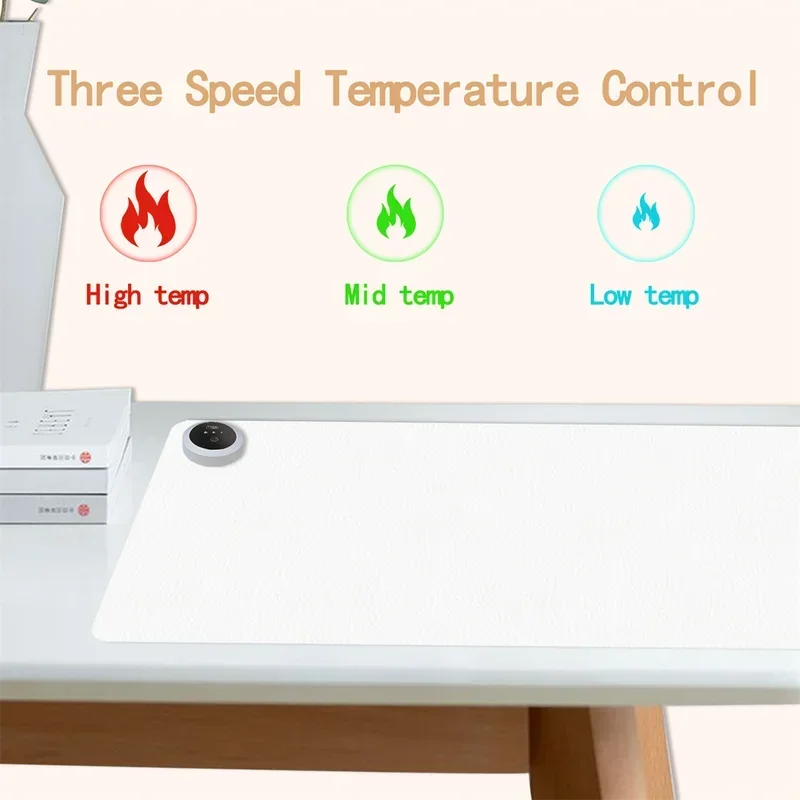 Extra Large Heated Desk Pad El - Desk Setup Rug recension och pris