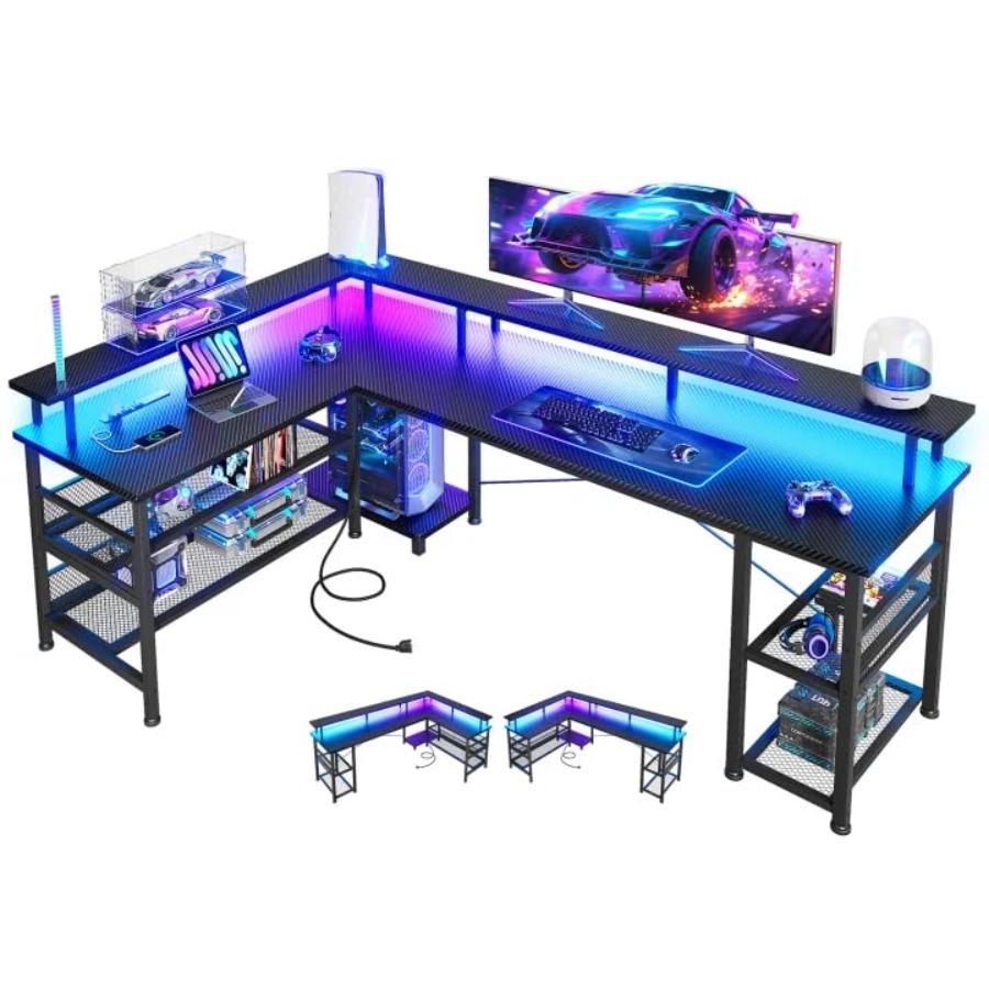 66 Large L Shaped Gaming Desk  - Desk Setup Office recension och pris