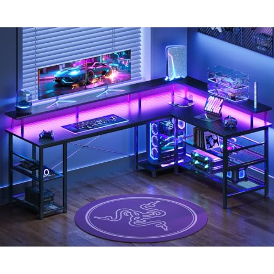 66 Large L Shaped Gaming Desk  - Desk Setup Office recension och pris