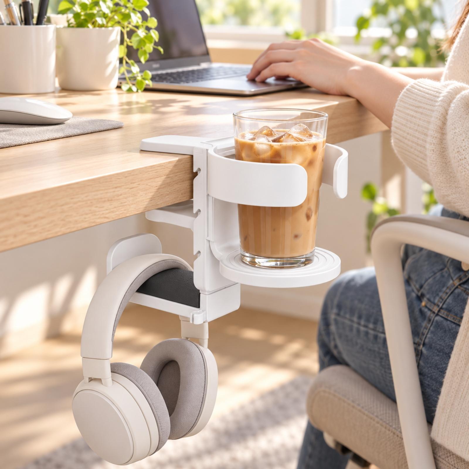 Desk Headphone Stand with Glas - Desk Setup Desk recension och pris