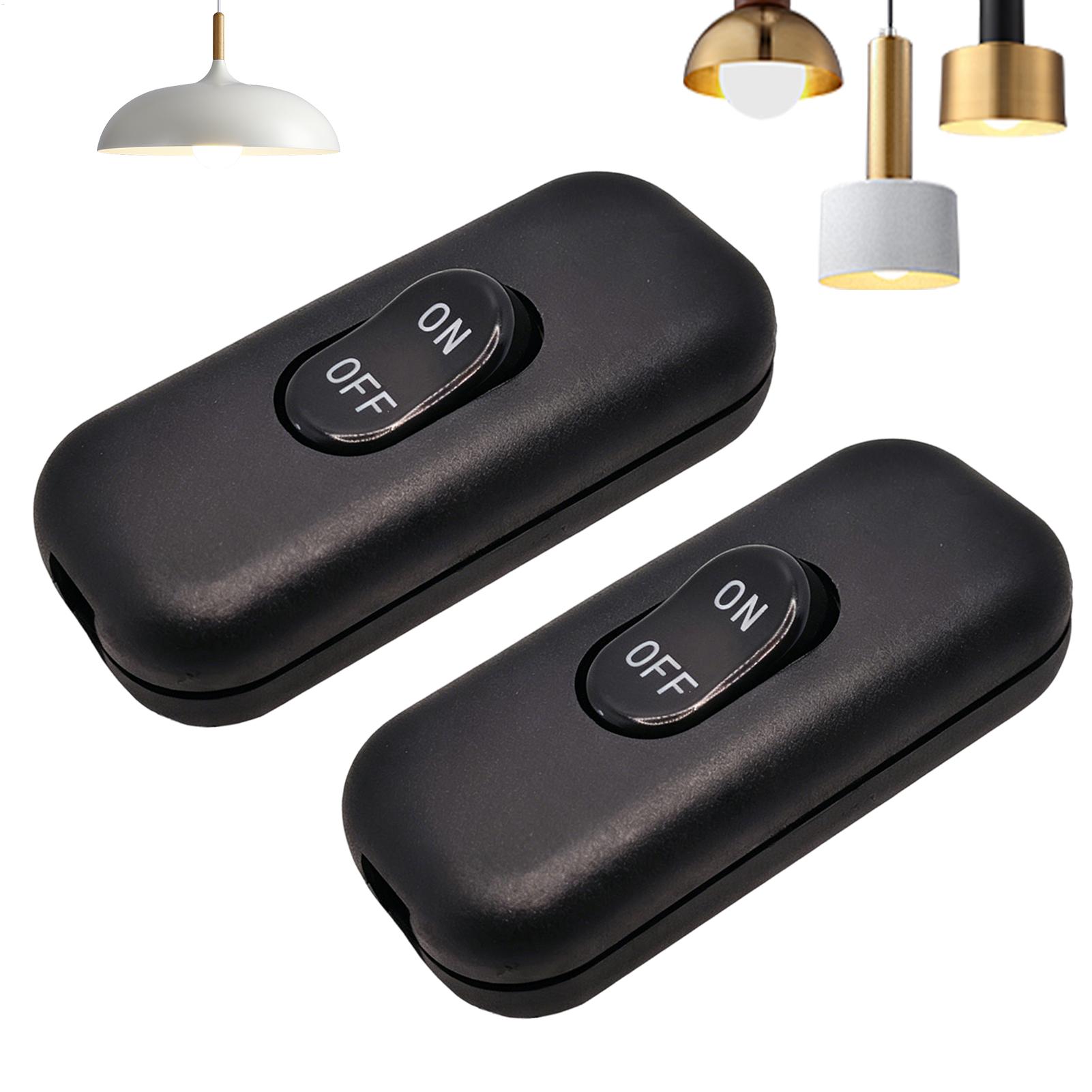 2pcs 6A 250V Inline Cord Switc - Desk Setup On Bed recension och pris