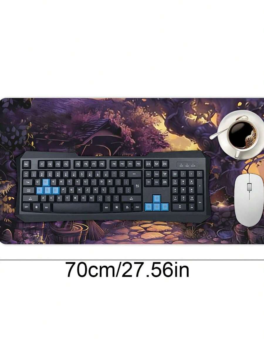 Large Gaming Mouse Pad With Fa - Work Desk Home Setup recension och pris