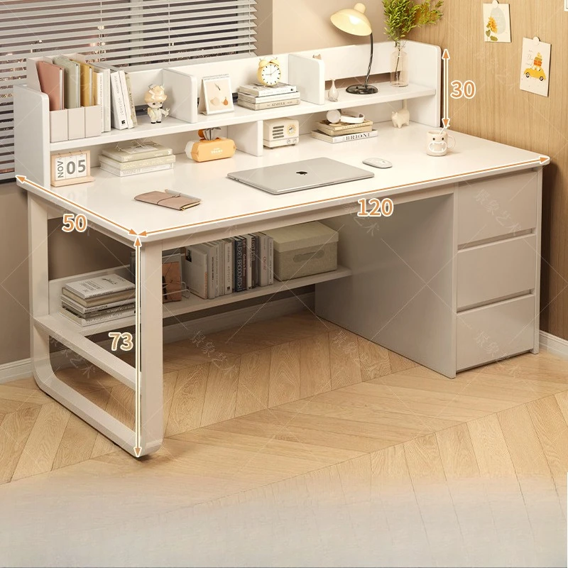 Firm Desk Simple Bookshelf Int - Desk Setup Office recension och pris