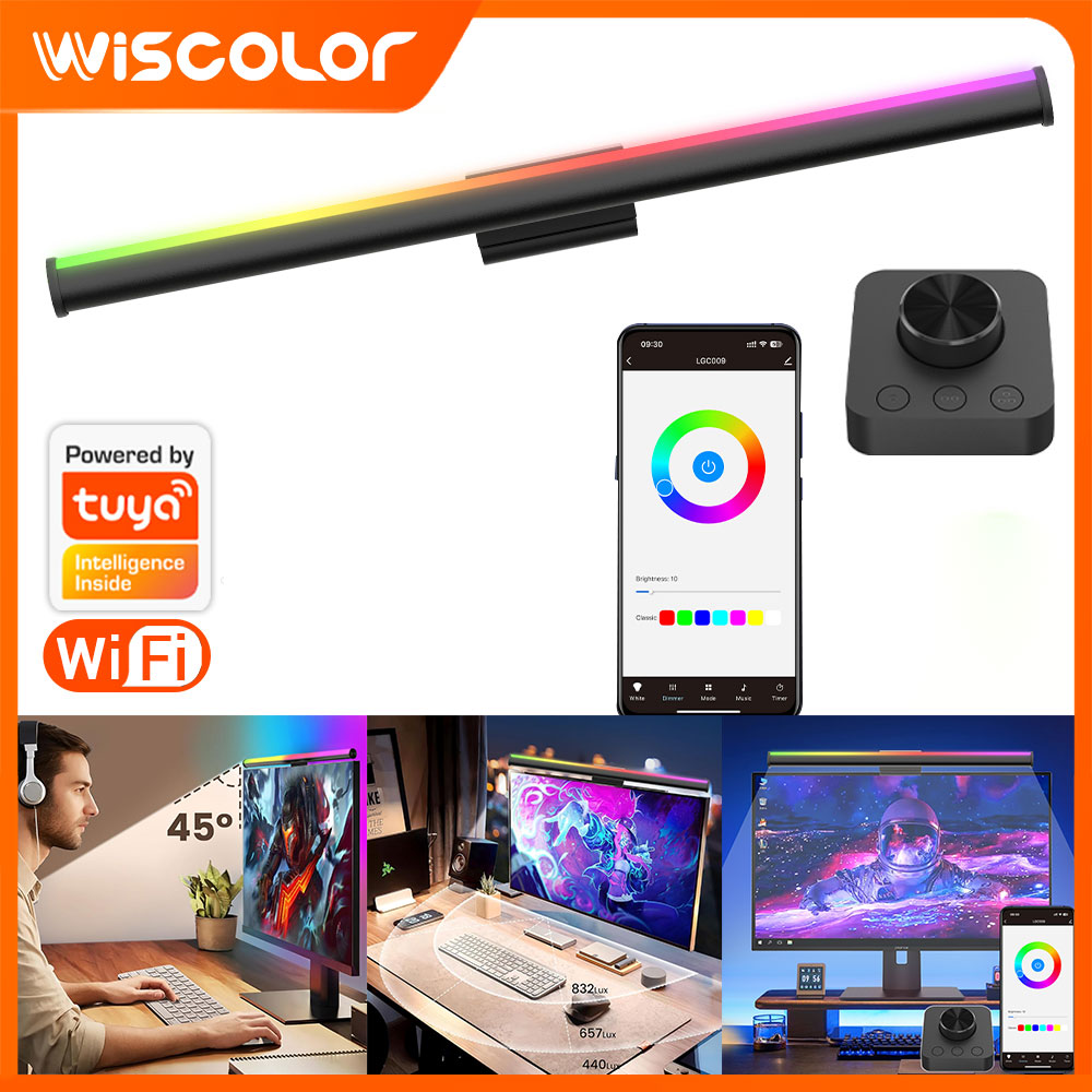 RGB Lightbar Monitor Light Bar - Desk Setup On Bed recension och pris