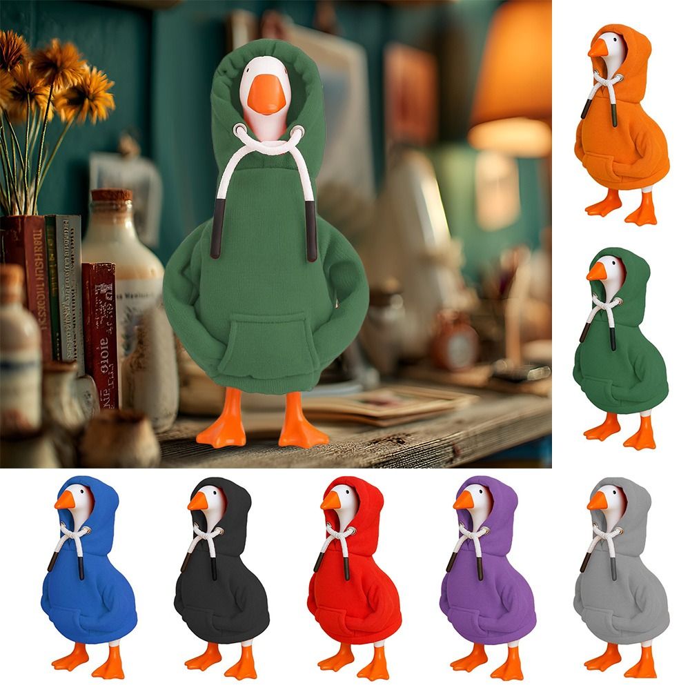 5 Inch Goose Outfits Red Hoodi - Desk Setup Wallpaper recension och pris