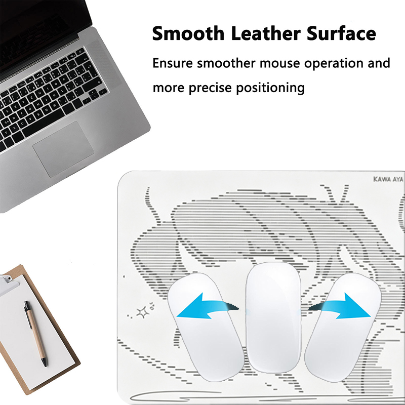 1Pcs Leather Mouse Pad Anime A - Desk Setup Rug recension och pris
