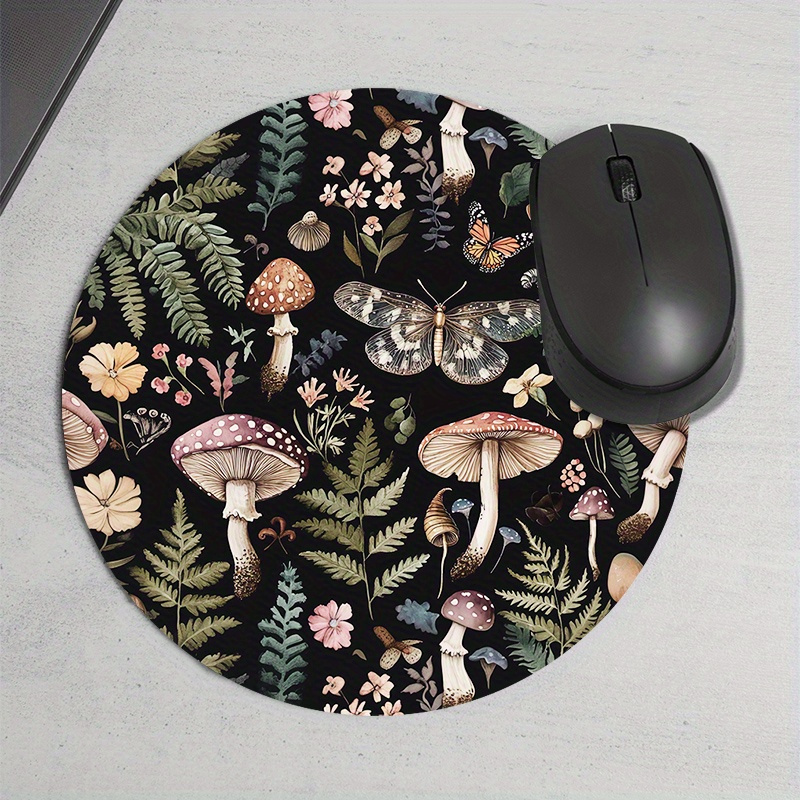 Round Forest Plant Mouse Pad R - Desk Setup Office recension och pris